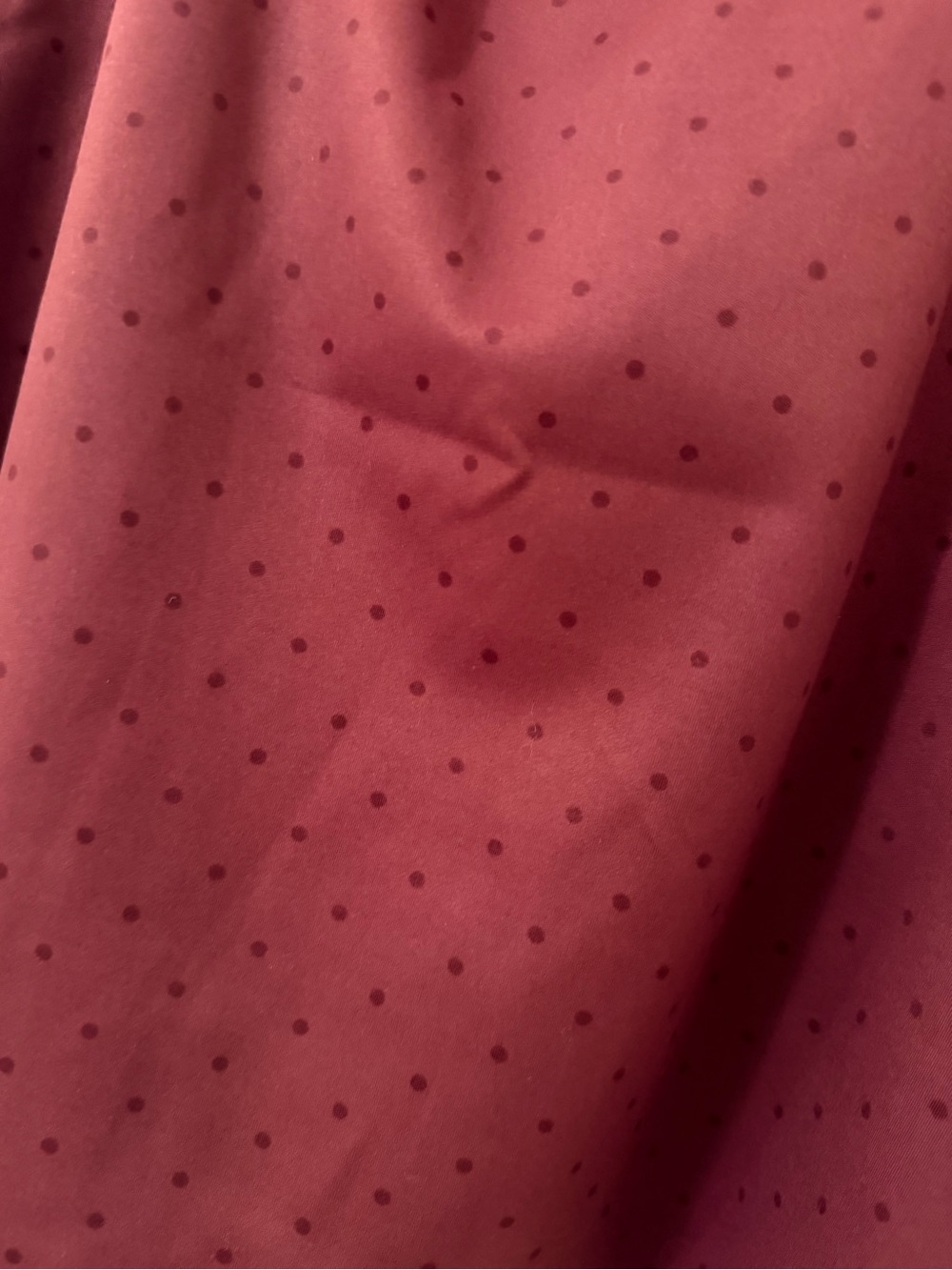 Posie Active Polka Dot Athleisure Mini Dress Burgundy XS NWT - Picture 8 of 9